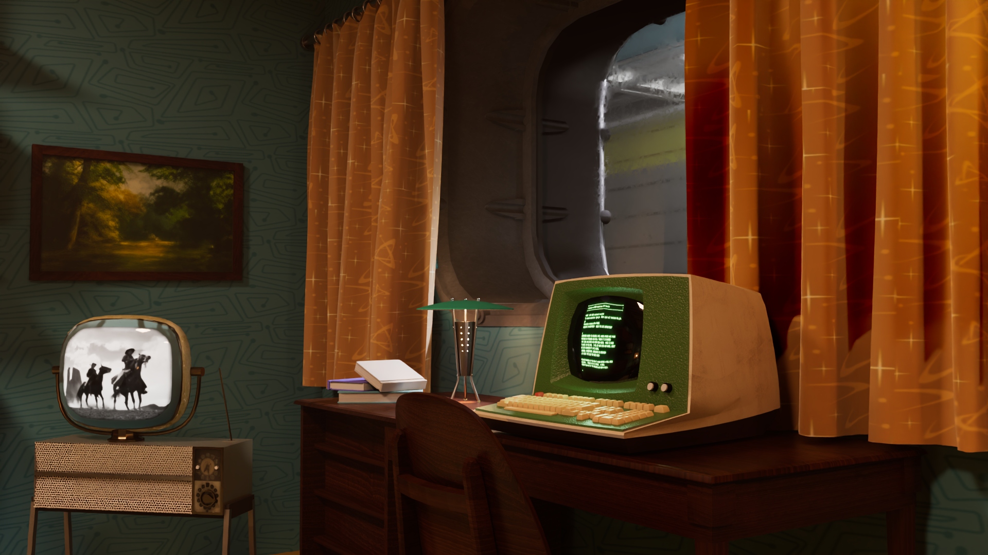 midcentury fallout room